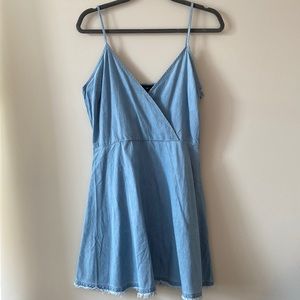 Light Denim A-Line Dress